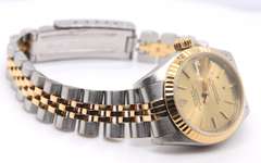 Rolex Datejust 2 Tone Champagne Dial on Jubilee Bracelet Watch