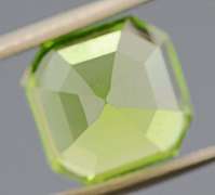 Glittering 4.12ct apple green untreated Peridot