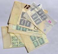12 40 Cent and 23 1 Cent Mint US Plate Blocks