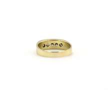 Mens 0.80ctw 5 Stone Diamond Ring in 14K
