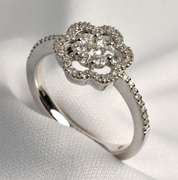 Appealing Diamond Ring in 14K WG