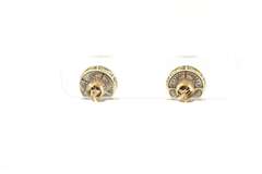 Trendy +2ctw Diamond 14kt Earrings