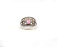 2.80ctw Pink Tourmaline and Diamond Ring in 18K