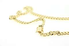 Lavish 10kt Yellow Gold Curb Chain Necklace