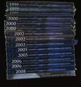 13 assorted 1999 to 2009 State Quarter Proof Sets