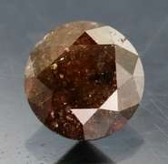 Eye catching .54ct smooth cut Chocolate Diamond solitaire