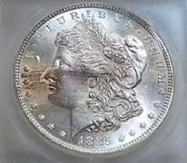 1885 Morgan Dol ICG MS-64 tone