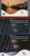 2014 US Proof and 2014 Mint Set in the original packaging