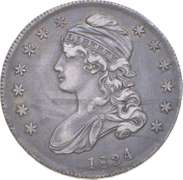 1834 Capped Bust Half Dollar - O-112