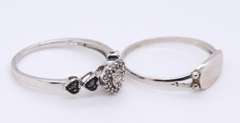 Lot of 2 Sterling Silver Rings
