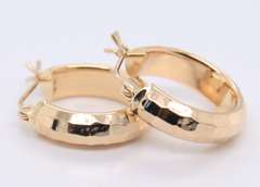 John Hardy Naga Dragon Hoop Earrings