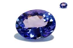 Royal Natural Tanzanite 2.73ct. oval