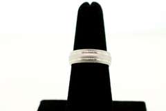 14 KT WHITE GOLD WEDDING BAND