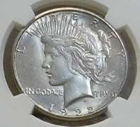 1922 Peace Dol  NGC Unc clnd