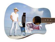 Kenny Chesney Autographed Signed Custom Graphics Guitar ACOA
