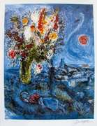 Marc Chagall, La Dormeuse Aux Fleurs