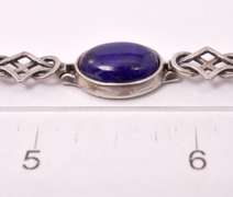 Lavish Lapis Bracelet in Sterling Silver