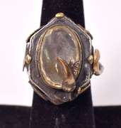 Lavish Approx. 8.10CTS Lemon Citrine Ring in Sterling Silver