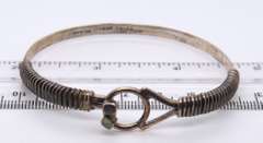 Vintage Sterling Silver Mexico Bangle Bracelet