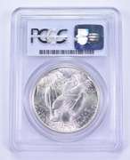 MS64 1921 Peace Silver Dollar - High Relief - CAC - Graded PCGS