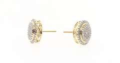 Trendy +2ctw Diamond 14kt Earrings