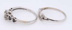 Lot of 2 Sterling Silver Rings