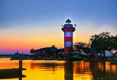 Sunset Decorative Artwork Boxed Framed