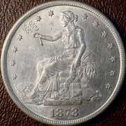 Lustrous 1878-S Trade Dollar.