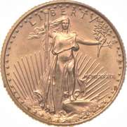 1989 $5 American Gold Eagle - 1/10 Oz. .999 Fine Gold