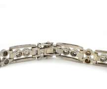 2.75ctw Men's Diamond Link Bracelet in 14K