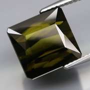 Large 8.75ct untreated VS dark olive green Tourmaline