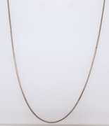 Vintage Italian Sterling Silver Chain Necklace