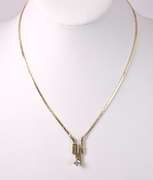 Sensational Approx. 0.55CTW Diamond Pendant Necklace in 14K Yellow Gold