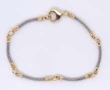 Lovely Gold and Stainless Steel Bracelet