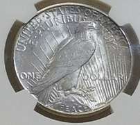 1922 Peace Dol  NGC Unc clnd