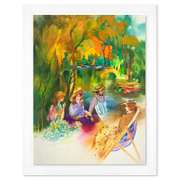 Zina Roitman, Framed Hand Signed Original Painting with Letter of Authenticity.