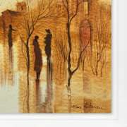 Zina Roitman, Framed Hand Signed Original Painting with Letter of Authenticity.