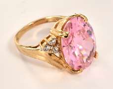 Bold Pink CZ Ring
