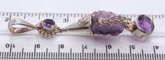 Lot of 2 Vintage Sterling Silver Pendants