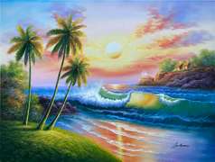 UNIQUE AND BEAUTIFUL PAINTING ON CANVAS