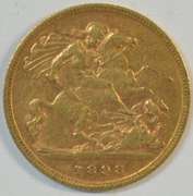 Lovely 1898 Great Britain Gold Half Sovereign. Scarcer