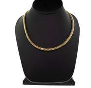 Fabulous 14kt solid gold box chain necklace