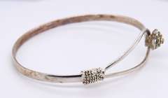 Vintage Sterling Silver Bangle Bracelet