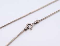 Vintage Italian Sterling Silver Chain Necklace