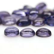 Collectors 11.54ct very best blue violet hue Iolite cabochon set