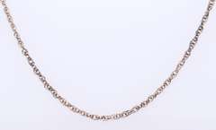 Vintage Sterling Silver Rope Chain Necklace