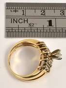 Flashy Diamond 2 Piece Ring Set