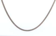 Vintage Italian Sterling Silver Chain Necklace