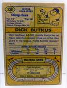 Dick Butkus 1974 Topps Football Card