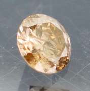 Eye catching 0.26ct smooth cut Chocolate Diamond solitaire